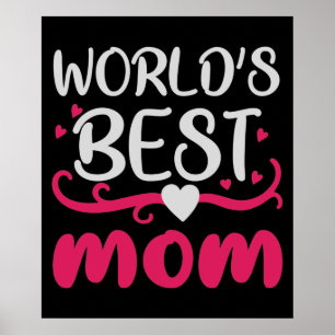 Póster Mamá - La mejor mamá del mundo