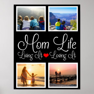 Póster Mama Life   Vivir   Amo a la foto