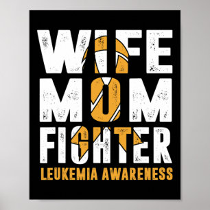 Póster Mamá lucha contra la leucemia