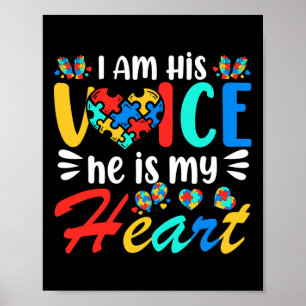Póster Mamá mamá Autismo Autista Conciencia Mes Hijo de n