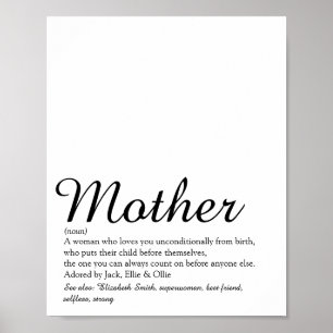Póster Mamá, Mamá, Definición de Madre Mejor que Nunca