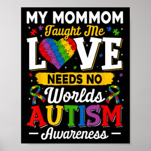 Póster Mamá Me Enseñó Que El Amor No Necesita Palabras De