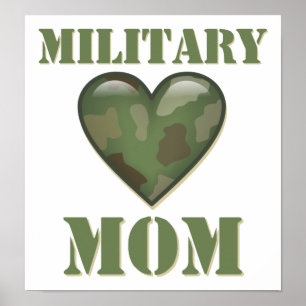 Póster Mamá militar