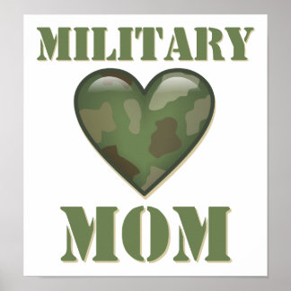 Póster Mamá militar