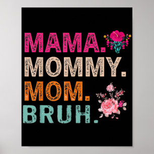 Póster Mamá nueva definición divertida Mamá Día de la Mad