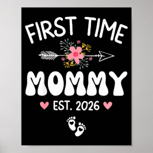 Póster Mamá primeriza estimada 2026 pronto será mamá en 2