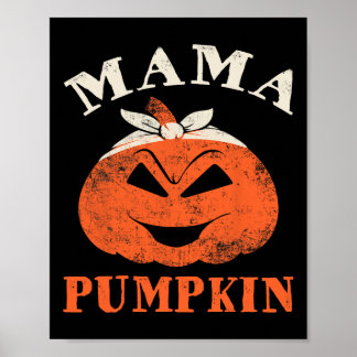 Póster Mama Pumpkin Matando Familia Halloween Thanksgivin
