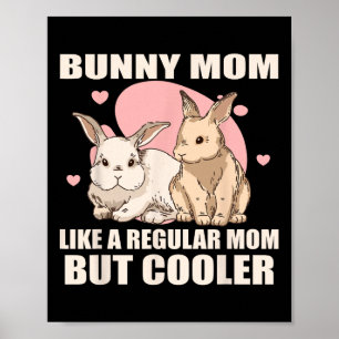 Póster Mamá Rabbit Animal Rabbit Mother