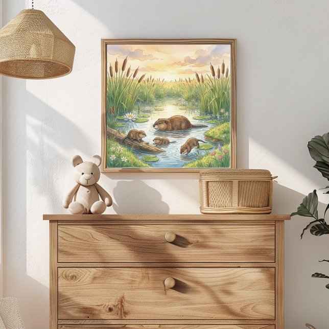 Póster Mamá Rata Almizclera y Guardería de Bebés (Subido por el creador)