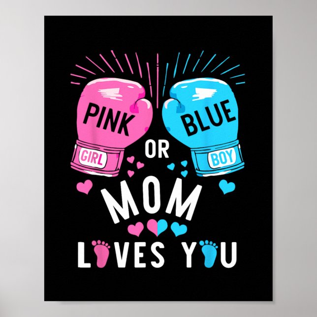 Póster Mamá Rosa O Azul Te Ama Boxear Género Revelar Pa (Frente)