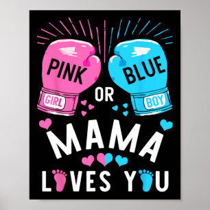 Póster Mamá Rosa O Azul Te Ama Boxear Revelación De Géner