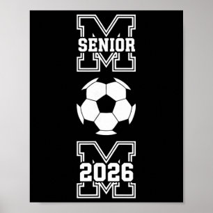 Póster Mamá senior 2026 Fútbol Cl de 2026 Graduación dive