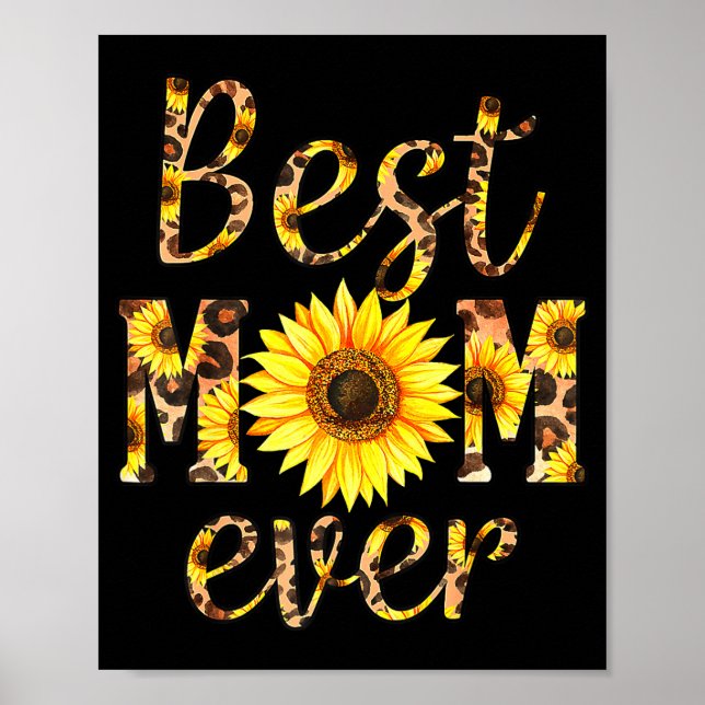 Póster Mamá siempre girasol  (Frente)