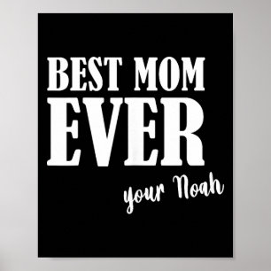 Póster Mamá siempre _ mujeres madre mamá primer nombre no