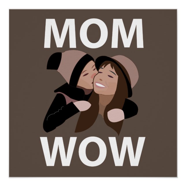 Póster Mamá y niño Mamá  (Anverso)