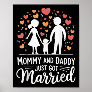 Póster Mamá Y Papá Se Han Casado _3