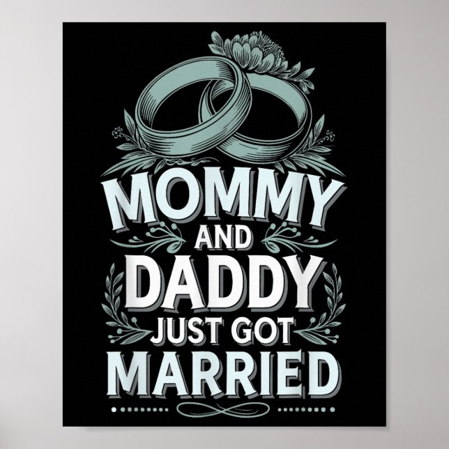 Póster Mamá Y Papá Se Han Casado _5 (Frente)