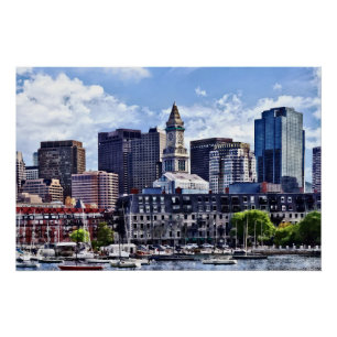 Póster Mamáes de Boston - Skyline With Personalizado Hous