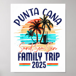 Póster Mamáes de vacaciones de verano de 2025 en la famil