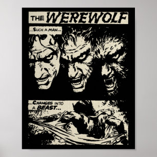 Póster Mamáes de Werewolf, el Cómico del Cine del Horror