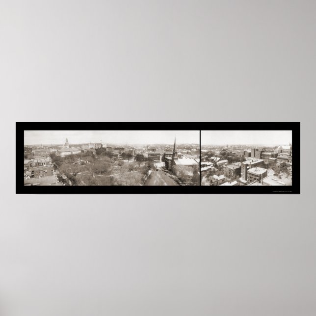 Póster Mamáes de Worcester Sky Photo 1910 (Frente)