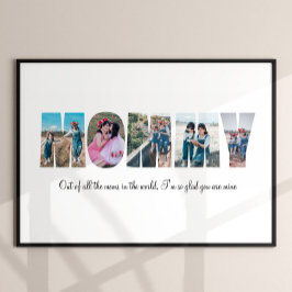 Póster Mami Collage de fotos Poster