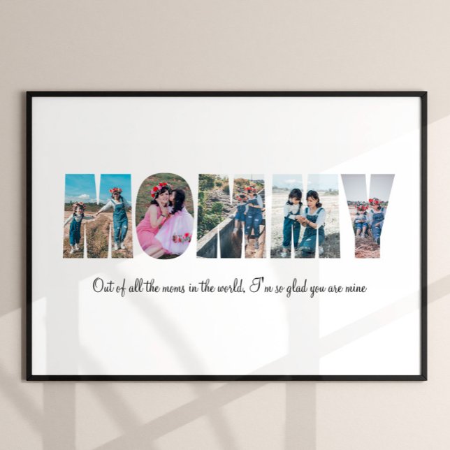 Póster Mami Collage de fotos Poster (Subido por el creador)