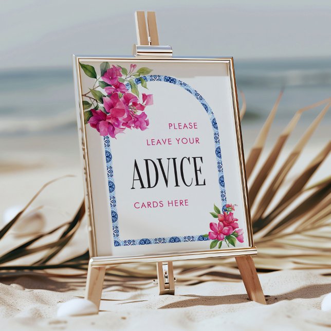 Póster Mamma Mia Floral Bridal Shower Advice (Subido por el creador)