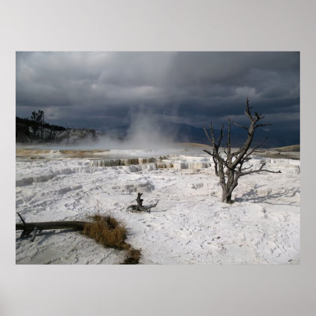 Póster Mammoth Hot Springs (Frente)