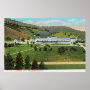 Póster Mammoth Hotel, Yellowstone