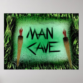 Póster Man Cave Tiki