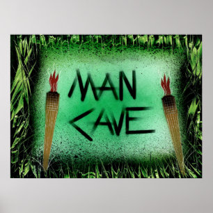 Póster Man Cave Tiki