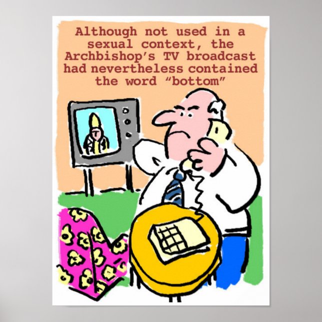 Póster Man Complains by Telephone about TV Broadcast (Frente)