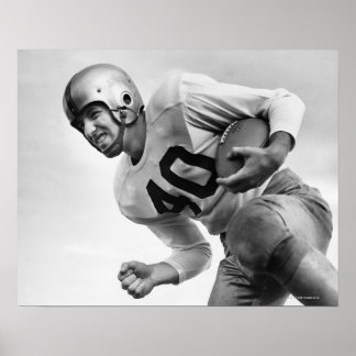 Póster Man Playing Football 3