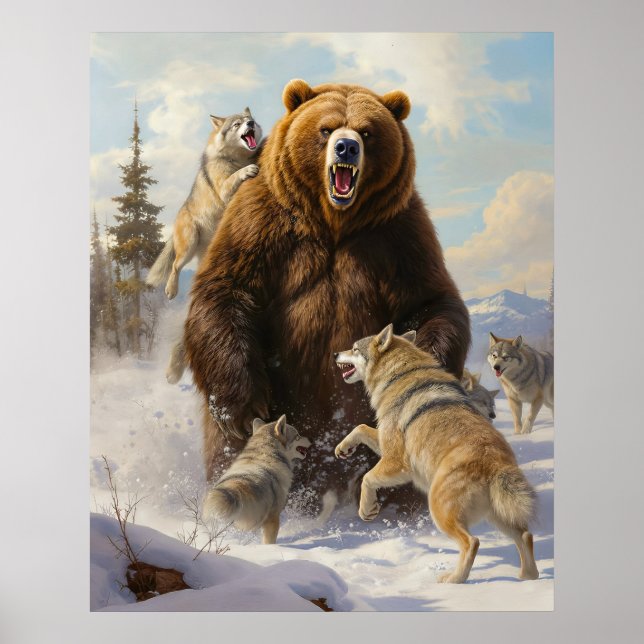 Póster Manada de lobos (Frente)