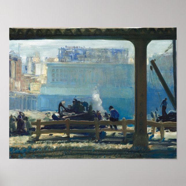 Póster Mañana azul (Frente)