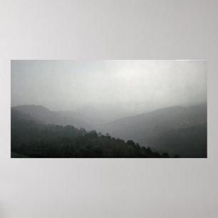 Póster Mañana con niebla, Parque Nacional Hot Springs, Ar