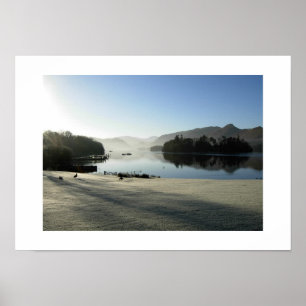 Póster Mañana de diciembre en Derwentwater