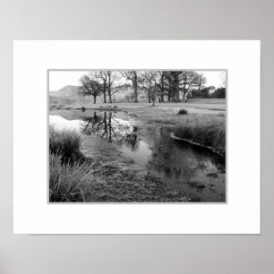 Póster Mañana de invierno: Bahía Strandshag, Derwentwater