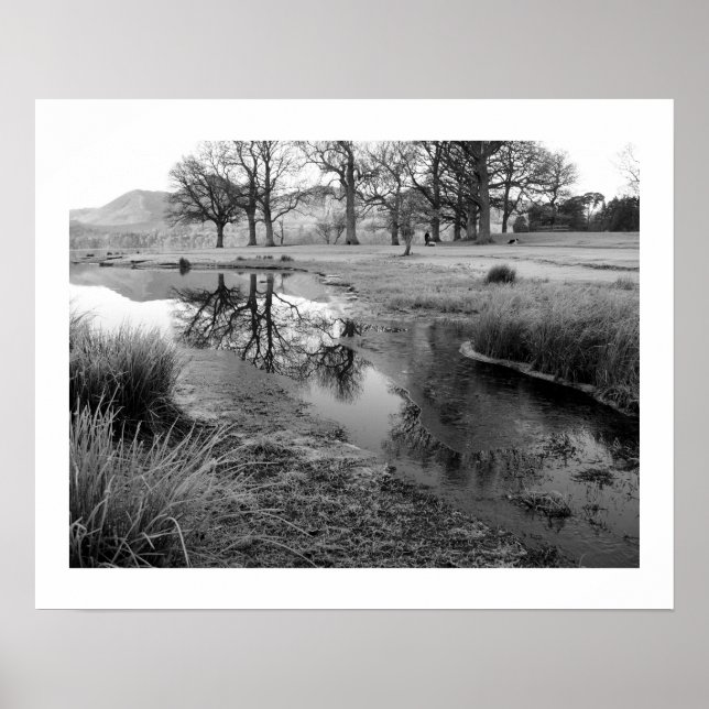 Póster Mañana de invierno: Bahía Strandshag, post Derwent (Frente)