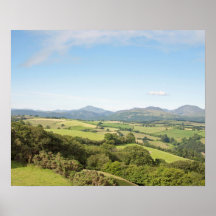 Mañana de verano, la postal del Valle del Conwy