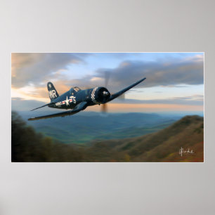 Póster "Mañana en el valle "