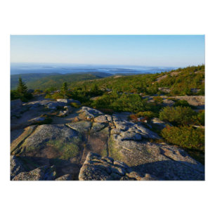 Póster Mañana en la cima de Cadillac Mountain en Acadia