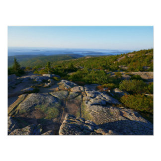 Póster Mañana en la cima de Cadillac Mountain en Acadia
