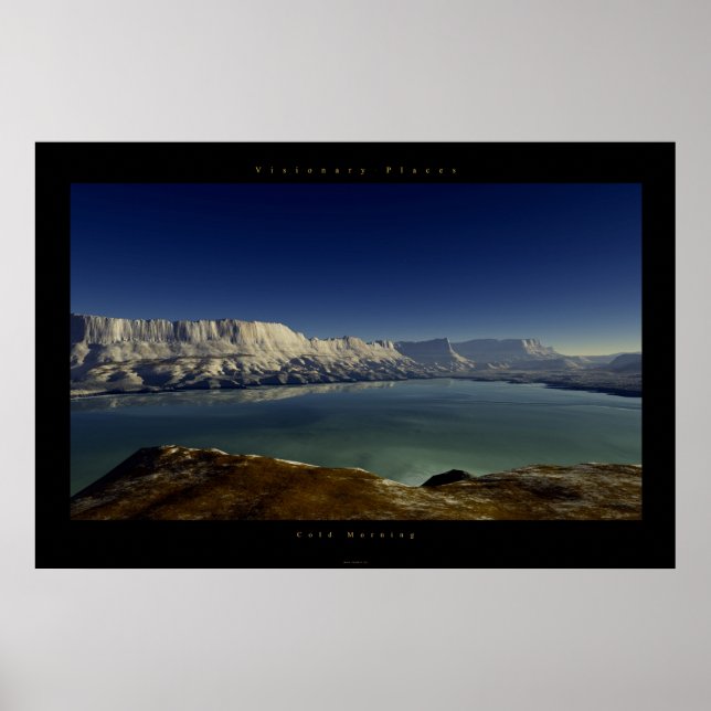 Póster mañana fría (Frente)