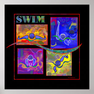 Póster Mañana IM, Poster Medley Swim