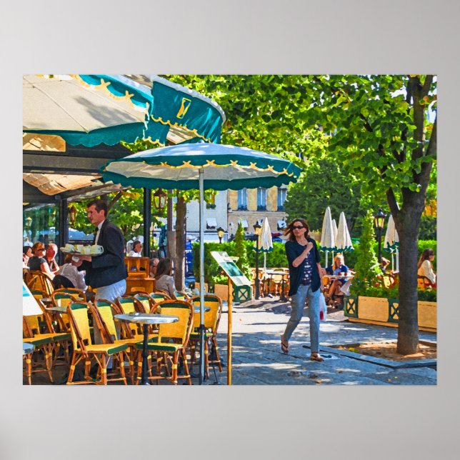 Póster Mañana parisina. (Frente)