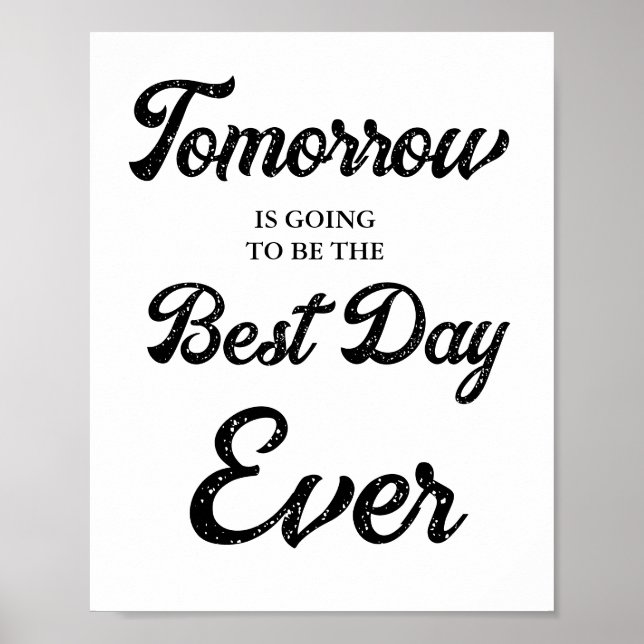 Póster Mañana será el mejor día de Ensayo Cena (Frente)