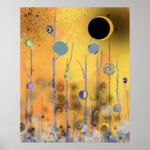 Póster Mañana Sol - Poster abstracto