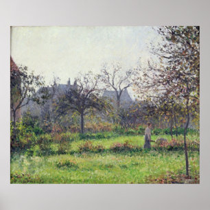 Póster Mañana Sun, otoño, Eragny, 1897